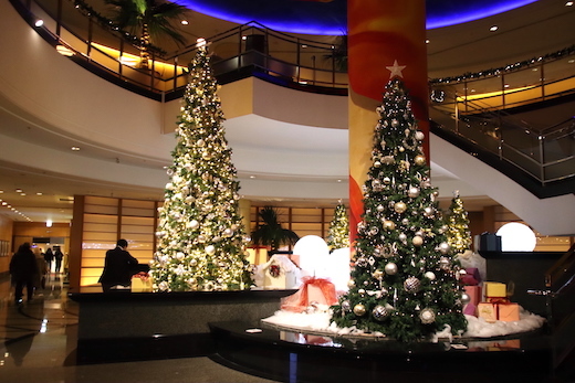 東急ホテルのクリスマスツリー