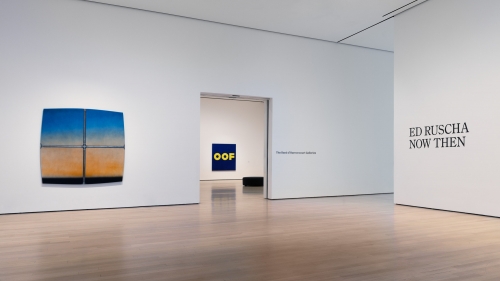 ニューヨーク近代美術館（MoMA）、展覧会 MoMA「ED RUSCHA / NOW THEN 」