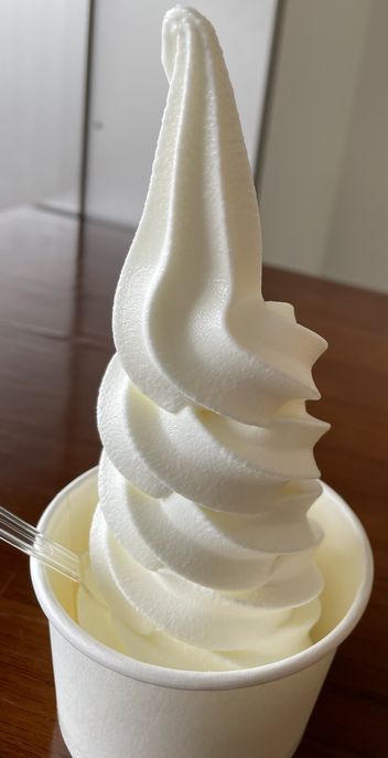 白樺高原牛乳ソフトクリーム